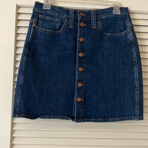 Madewell denim skirt!